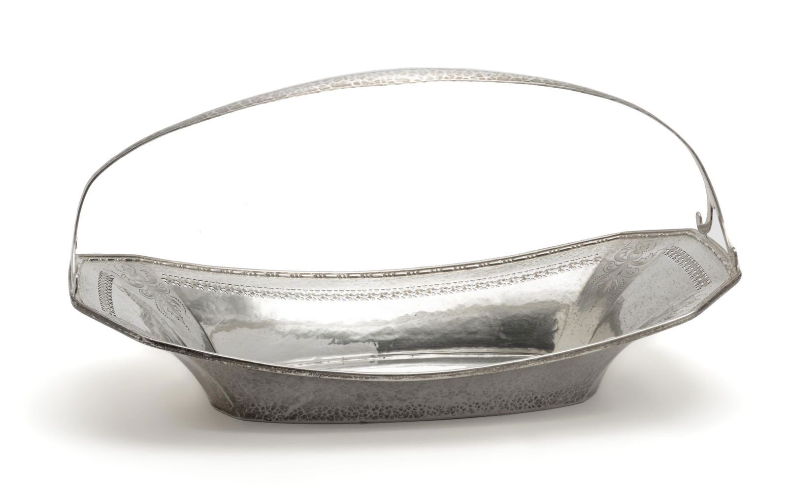 WEBSTER COMPANY STERLING SILVER BREAD TRAY, C.1930 H 6" (1 of 3)