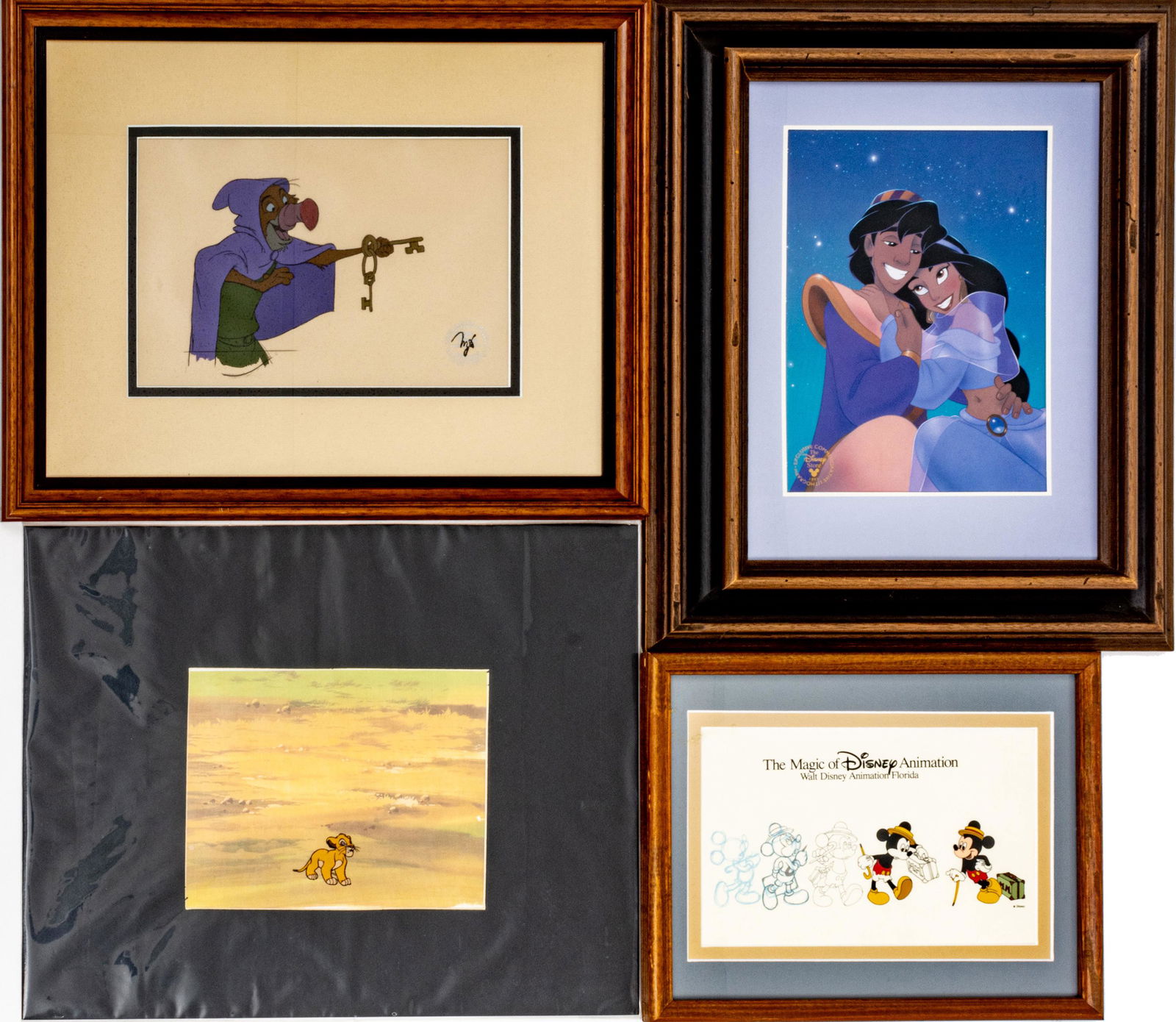 WALT DISNEY STUDIOS ANIMATION CELS, 20TH C., TWO PLUS, (1 of 1)