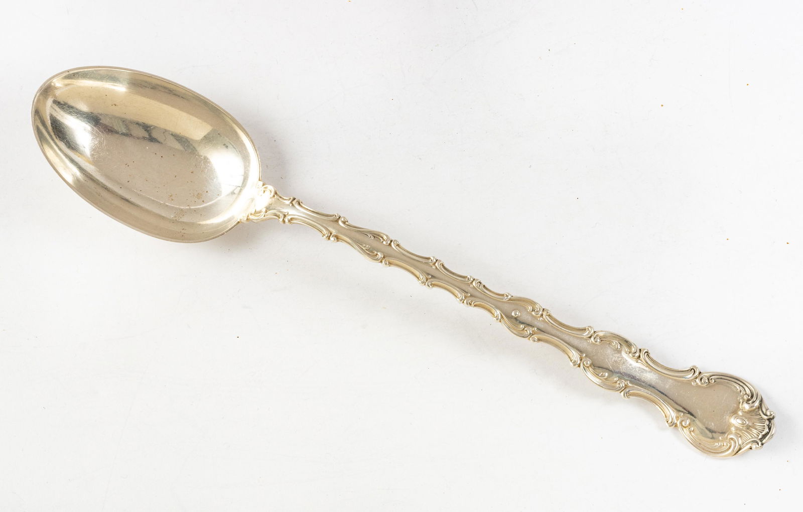 GORHAM STERLING SILVER STRASBOURG LONG SPOON L 12" (1 of 2)