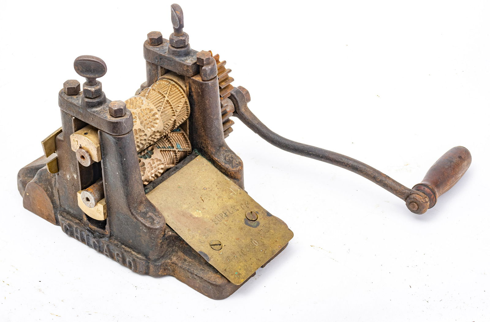 ANTIQUE IRON DROP CANDY PRESS, H 8", W 11.5", D 8" (1 of 2)