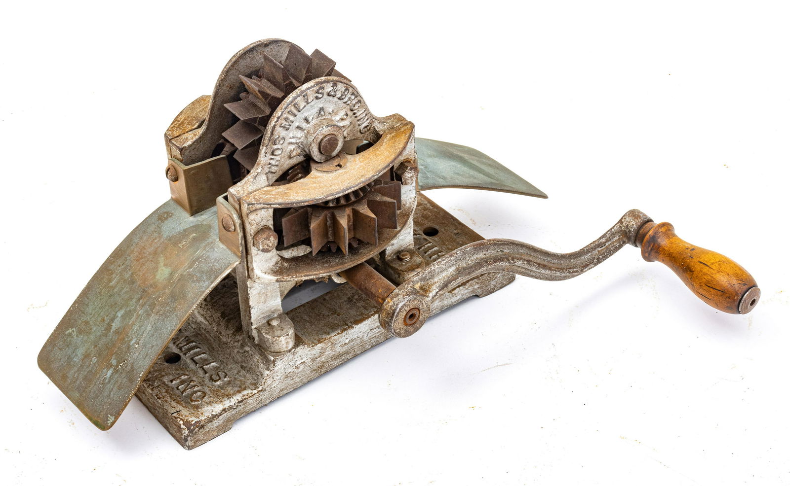 ANTIQUE IRON DROP CANDY PRESS, H 7.5", W 13", D 4.5" (1 of 2)