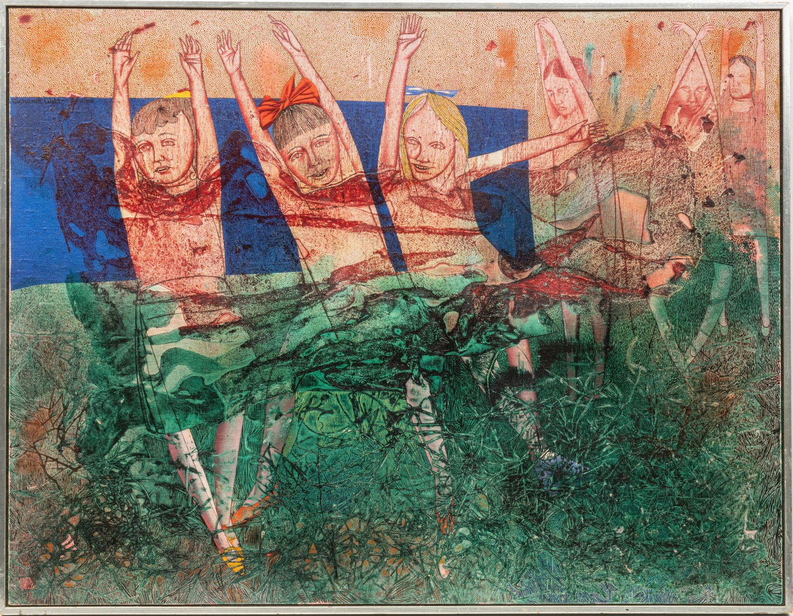 RICHARD WILT (AMERICAN, 1915 - 1981) OIL ON CANVAS, H (1 of 3)