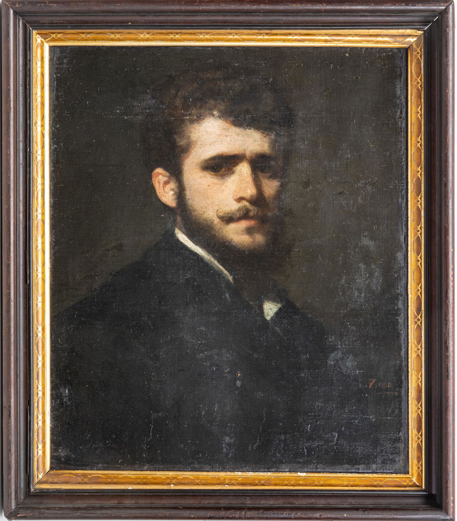 ANTONIO ZONA (ITALY, 1813-1892) OIL ON CANVAS, 19TH C, (1 of 4)