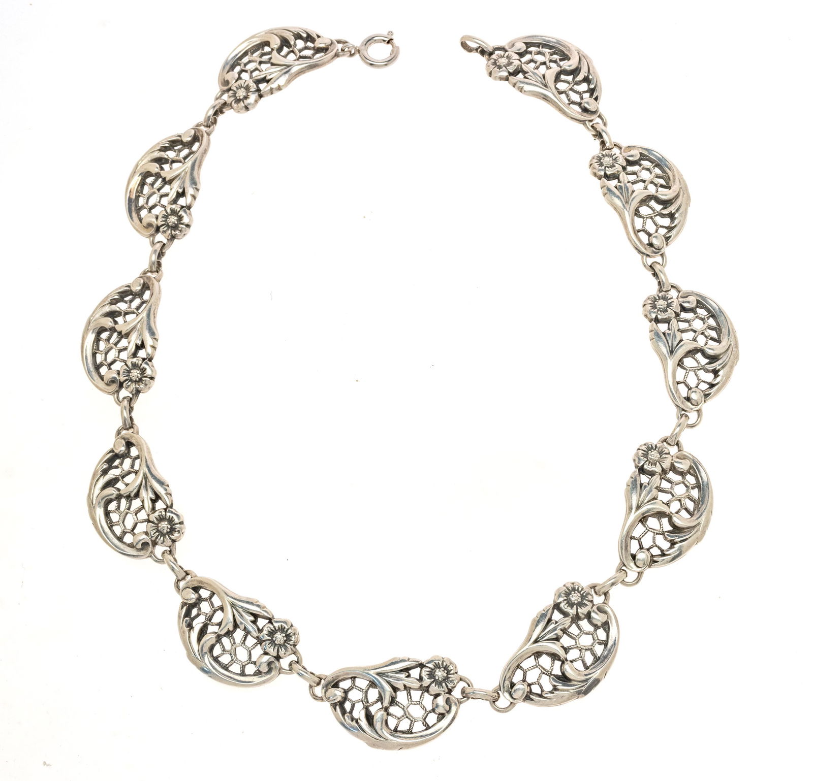 DANECRAFT STERLING SILVER NECKLACE L 15" 54 GR. (1 of 3)