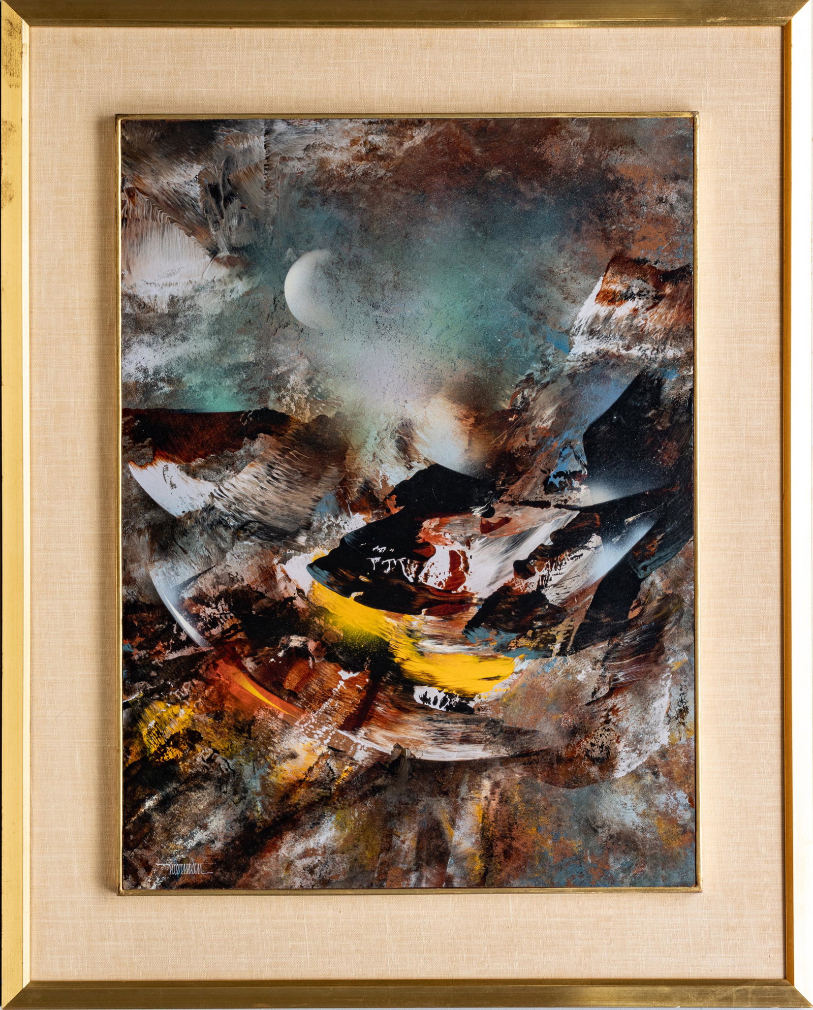LEONARDO NIERMAN (MEXICAN, 1932) OIL ON MASONITE, H 32" W 24" PROPHECY: LEONARDO NIERMAN (MEXICAN, 1932) OIL ON MASONITE, H 32" W 24" PROPHECY Signed lower left. Frame Measurements H 42" W 34"
