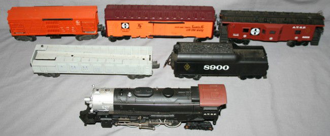 lionel blue streak freight train set