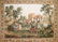 031175: FRENCH WOVEN TAPESTRY, C. 1950, 46" X 63"