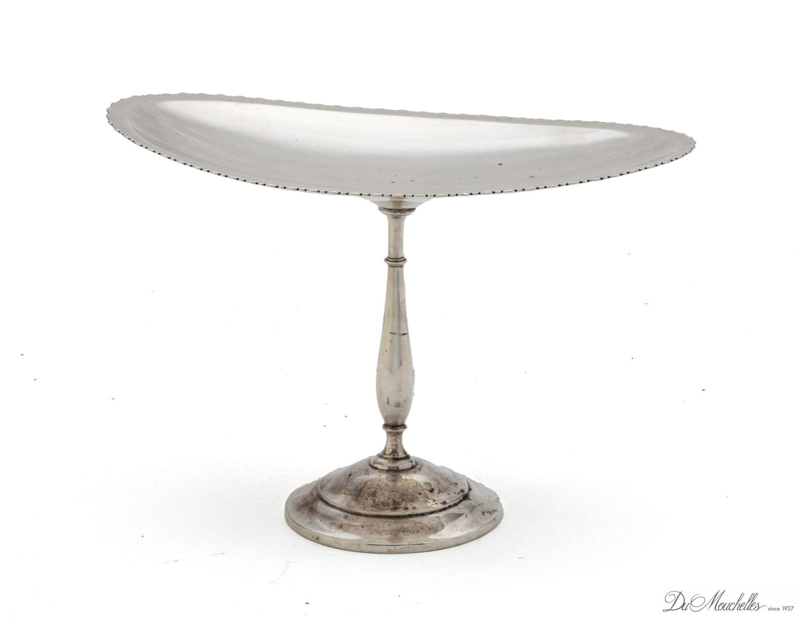 INTERNATIONAL STERLING SILVER COMPOTE C 1940 H 5 1/2" L 7 1/2" (1 of 3)