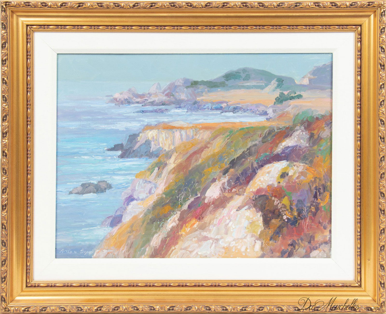 ANTON SIPOS OIL ON CANVAS, H 18" W 24" "SAN LUIS OBISPO" (1 of 5)