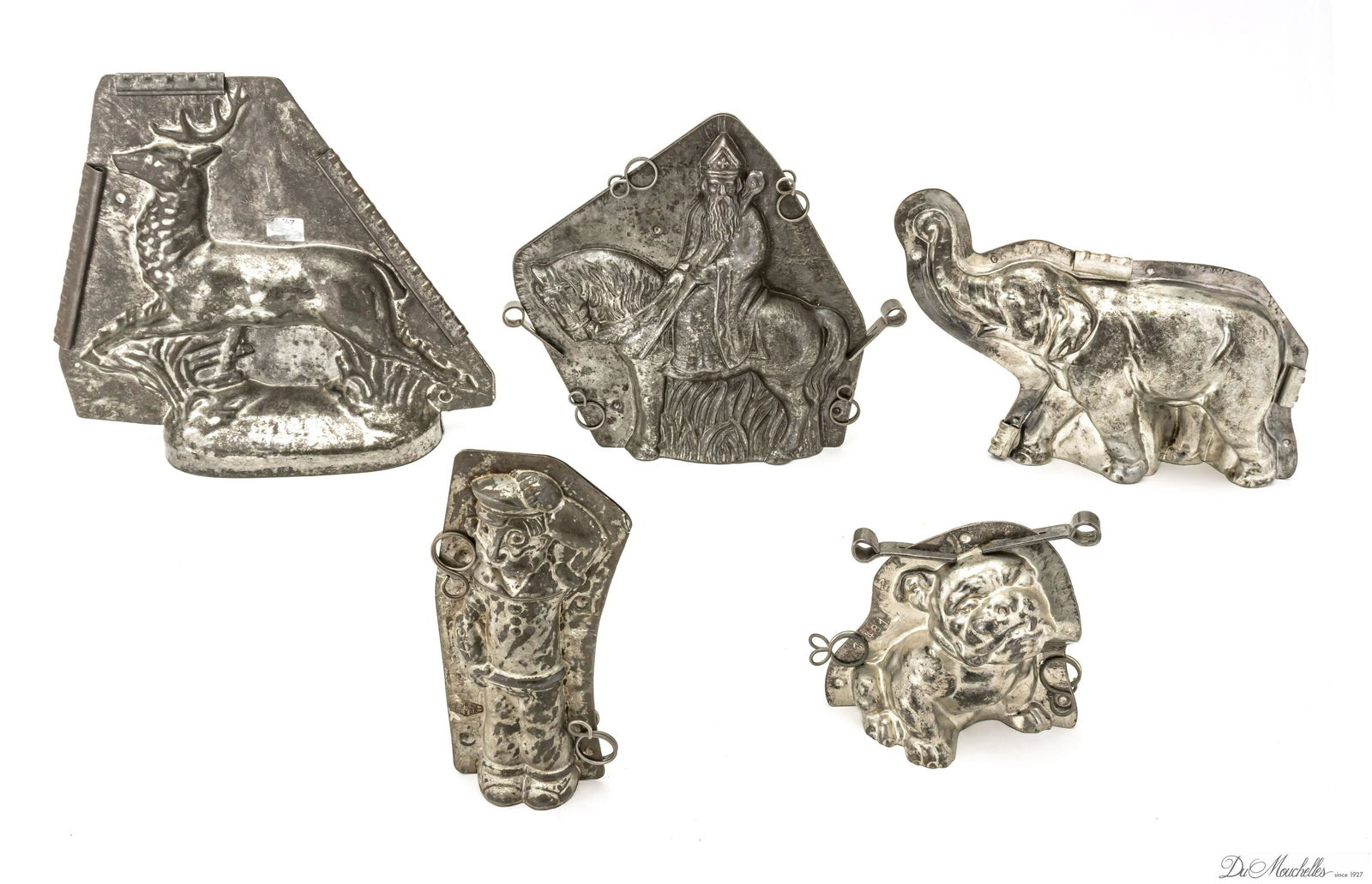 5 PCS.,  CHOCOLATE COOKIE MOLDS (1 of 3)