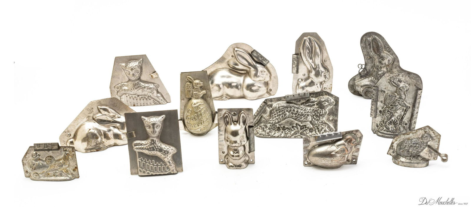 EASTER CHOCOLATE MOLDS, 13 PCS, H 3"-7" (1 of 2)