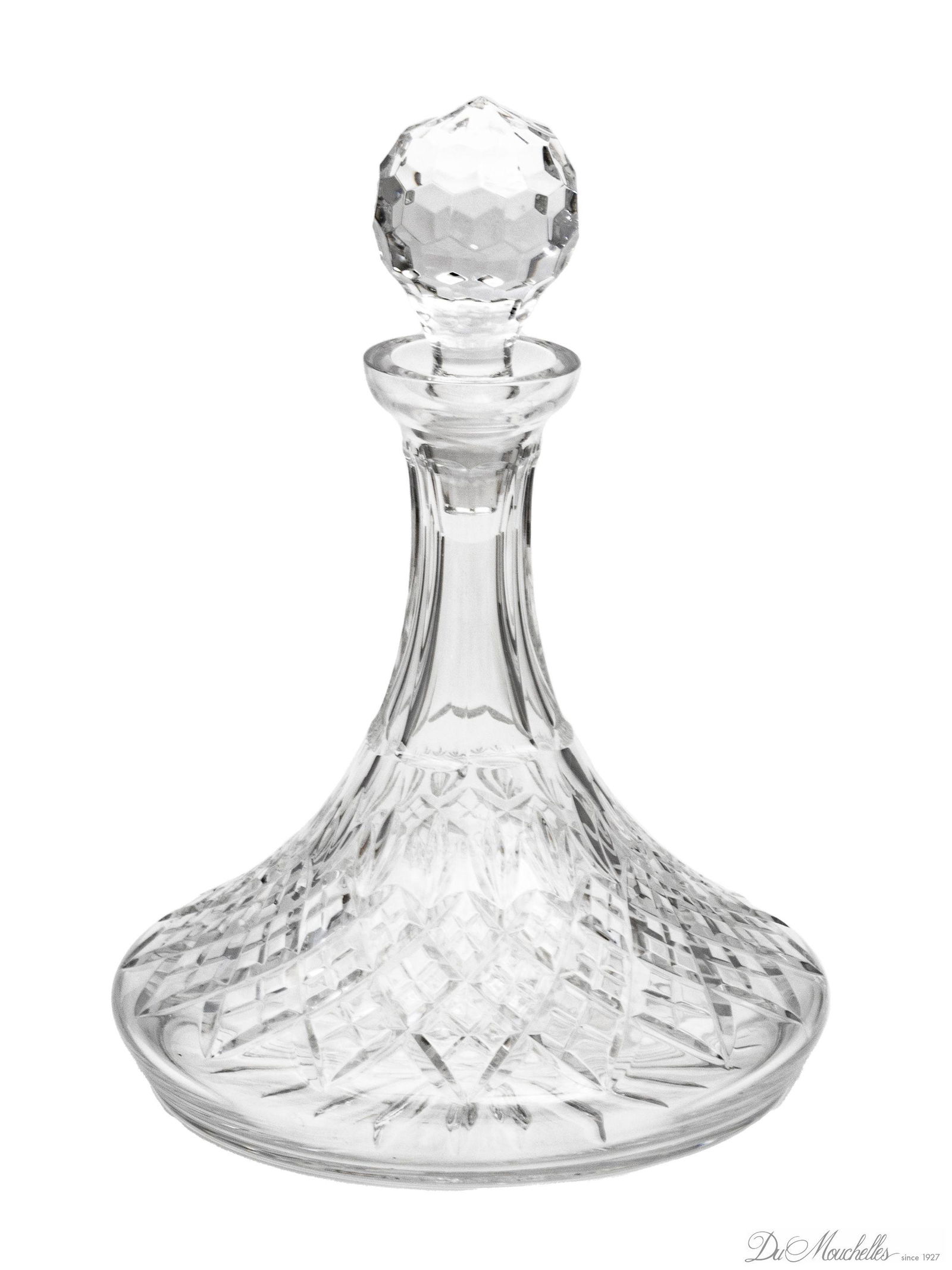 WATERFORD, IRISH CRYSTAL CAPTAIN'S DECANTER H 11" DIA 8" (1 of 3)