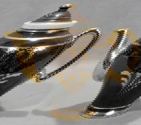 071590 MCCORMICK CO. 'BANQUET TEAS' POTTERY TEAPOT