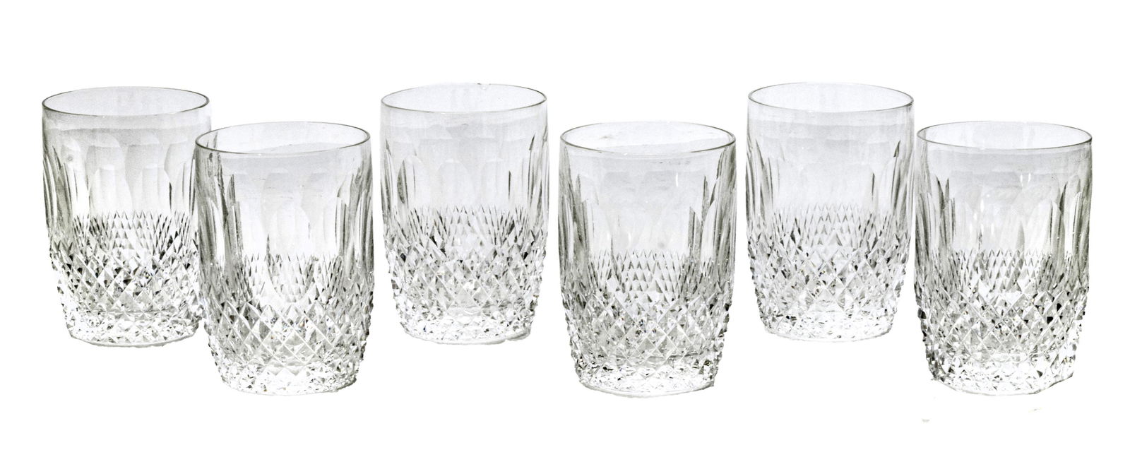 WATERFORD 'COLLEEN' CRYSTAL TUMBLERS, 18 PCS, H 4.5", DIA 3" (1 of 3)