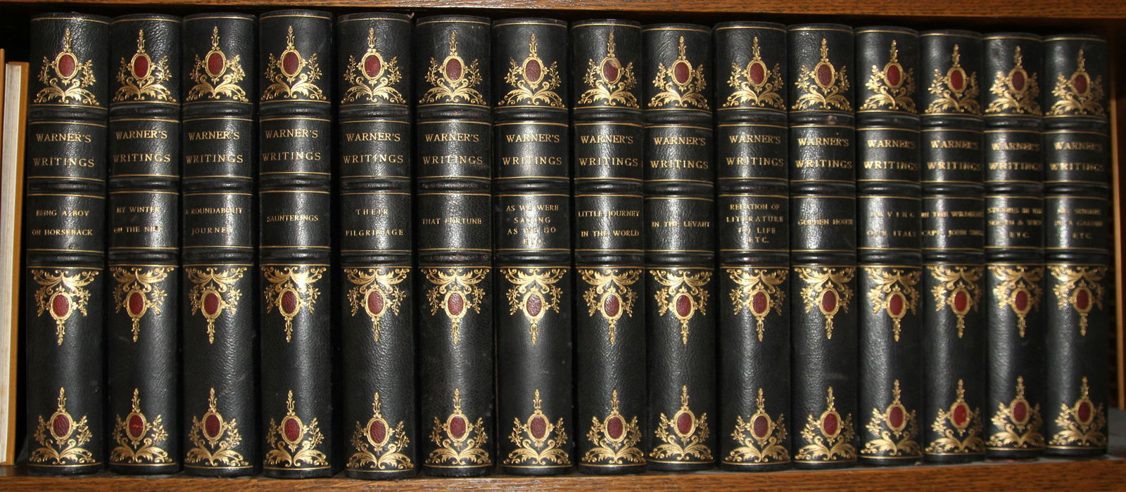 CHARLES DUDLEY WARNER, 1904, "THE COMPLETE WRITINGS OF CHARLES DUDLEY WARNER" (1 of 4)