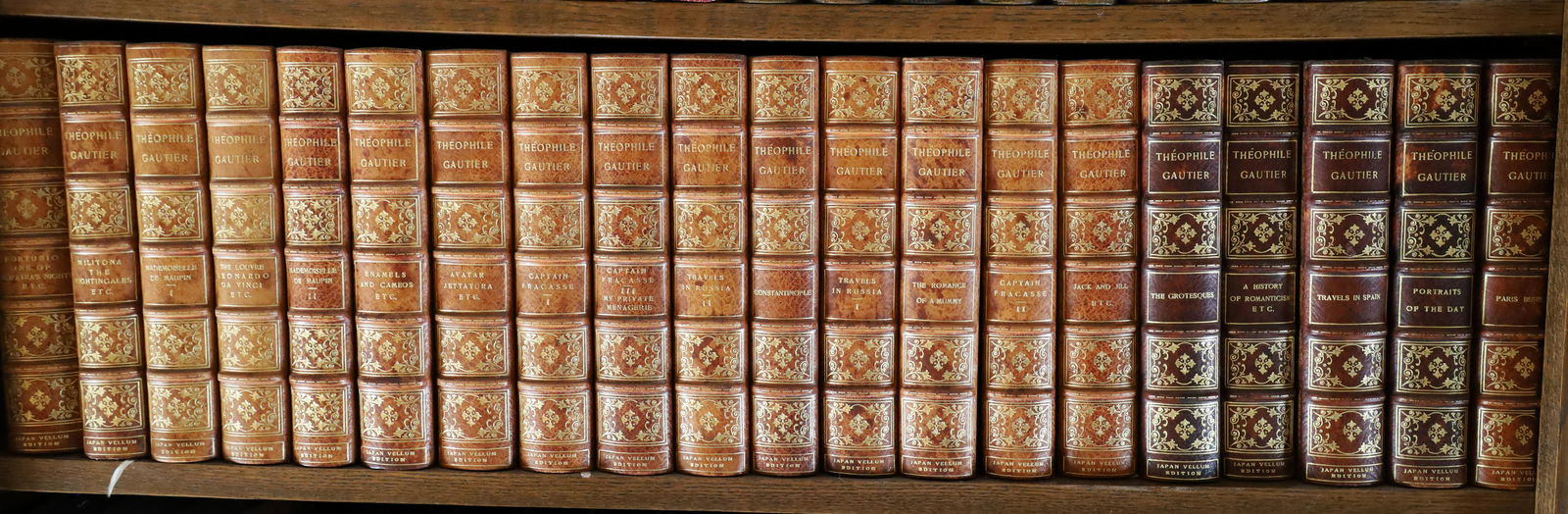 THEOPHILE GAUTIER (1811-1872) 1903 THE WORKS (1 of 5)