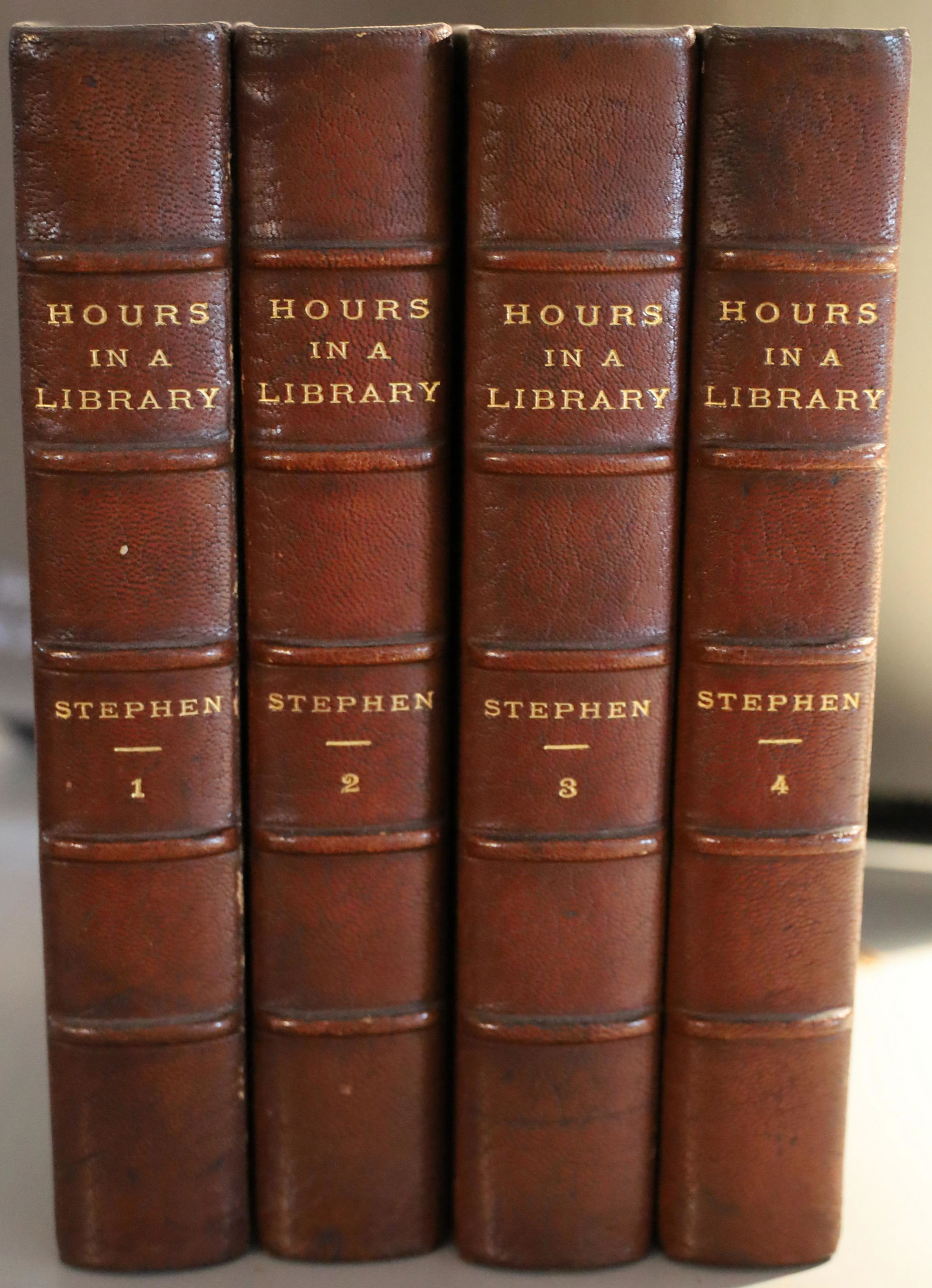 LESLIE STEPHEN 1910 HOURS IN A LIBRARY (1 of 2)