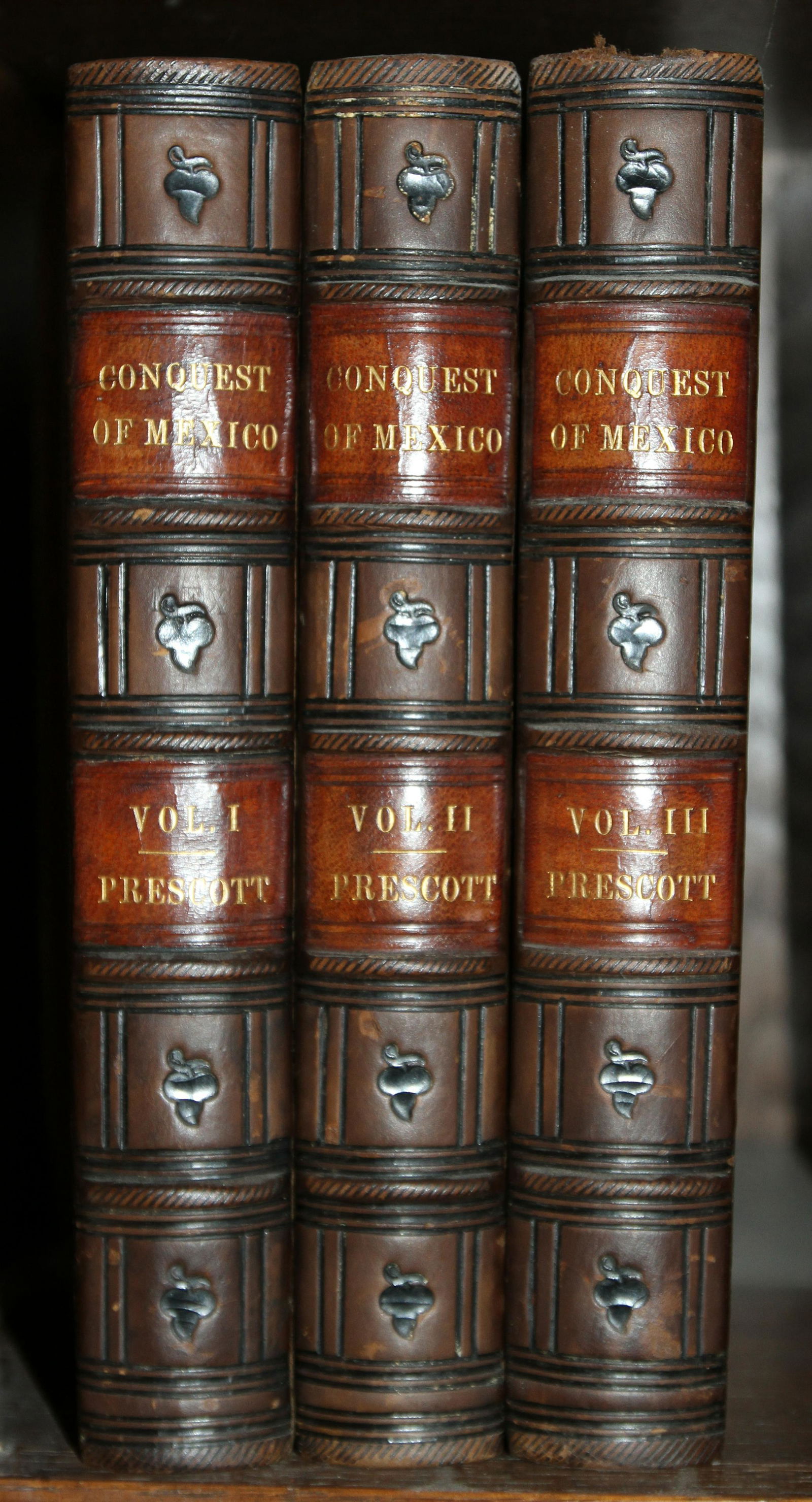 WILLIAM H. PRESCOTT, 1847, HISTORY OF THE CONQUEST OF MEXICO (1 of 3)