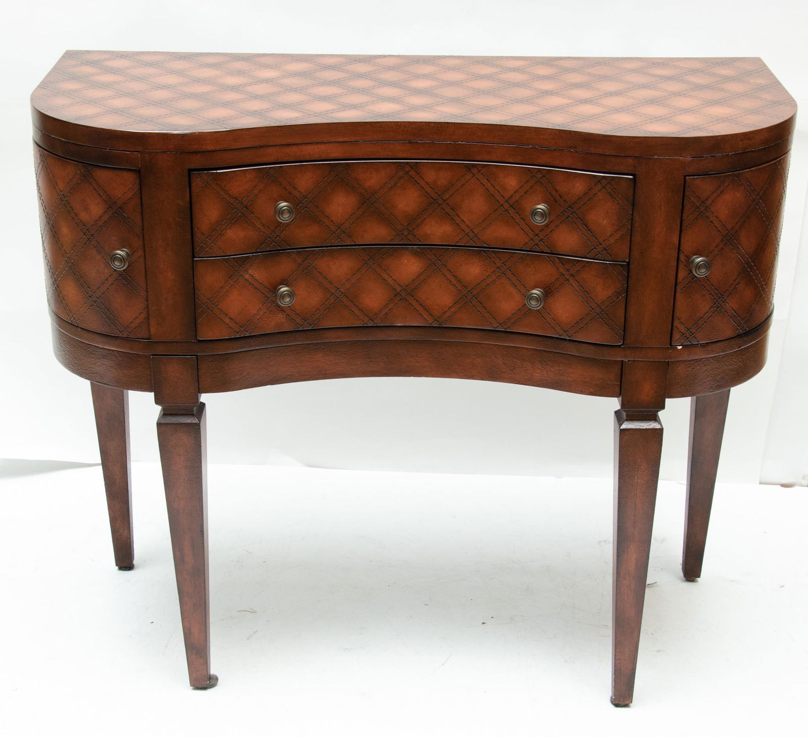 Hooker Furniture Co. (american), Mahogany And Leather, Console Table, H