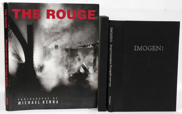 'IMOGEN!' WITH INTRO BY MARGERY MANN &: 'IMOGEN!' WITH INTRO BY MARGERY MANN & 'THE ROUGE: PHOTOGRAPHS BY MICHAEL KENNA', BOTH SIGNED:Including "Imogen! Imogen Cunningham Photography 1910-1973", number 124/150 with signature by Imogen Cunni