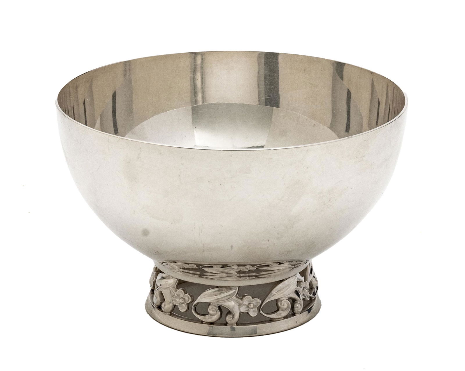 INTERNATIONAL "LA PAGLIA" STERLING SILVER BOWL H 3" DIA 5" T.W 8.03 TOZ (1 of 3)