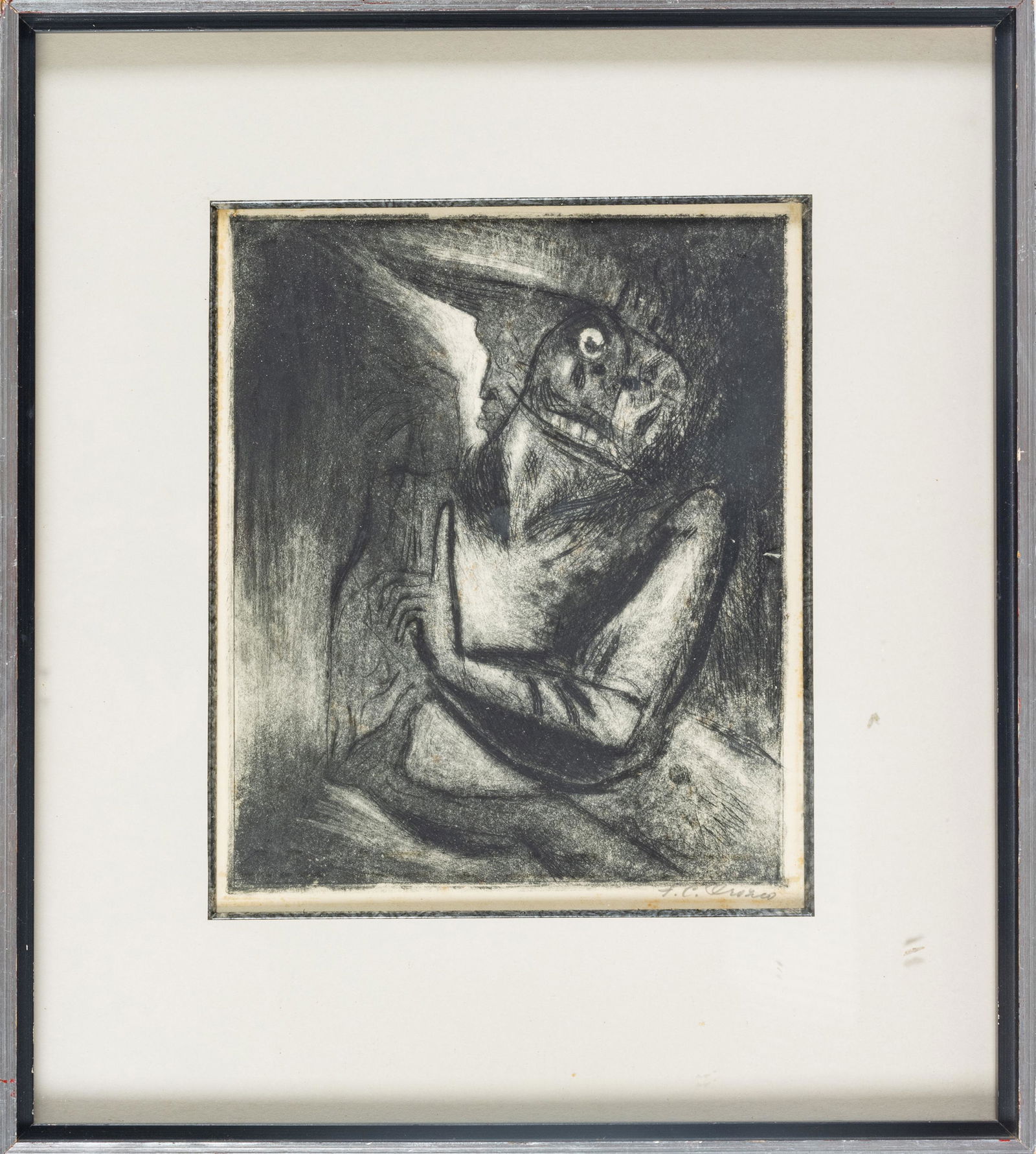 JOSE CLEMENTE OROZCO (MEXICAN, 1883-1949), ETCHING AND AQUATINT ON WOVE PAPER, 1944 H 10.75" W 8.25" (1 of 3)