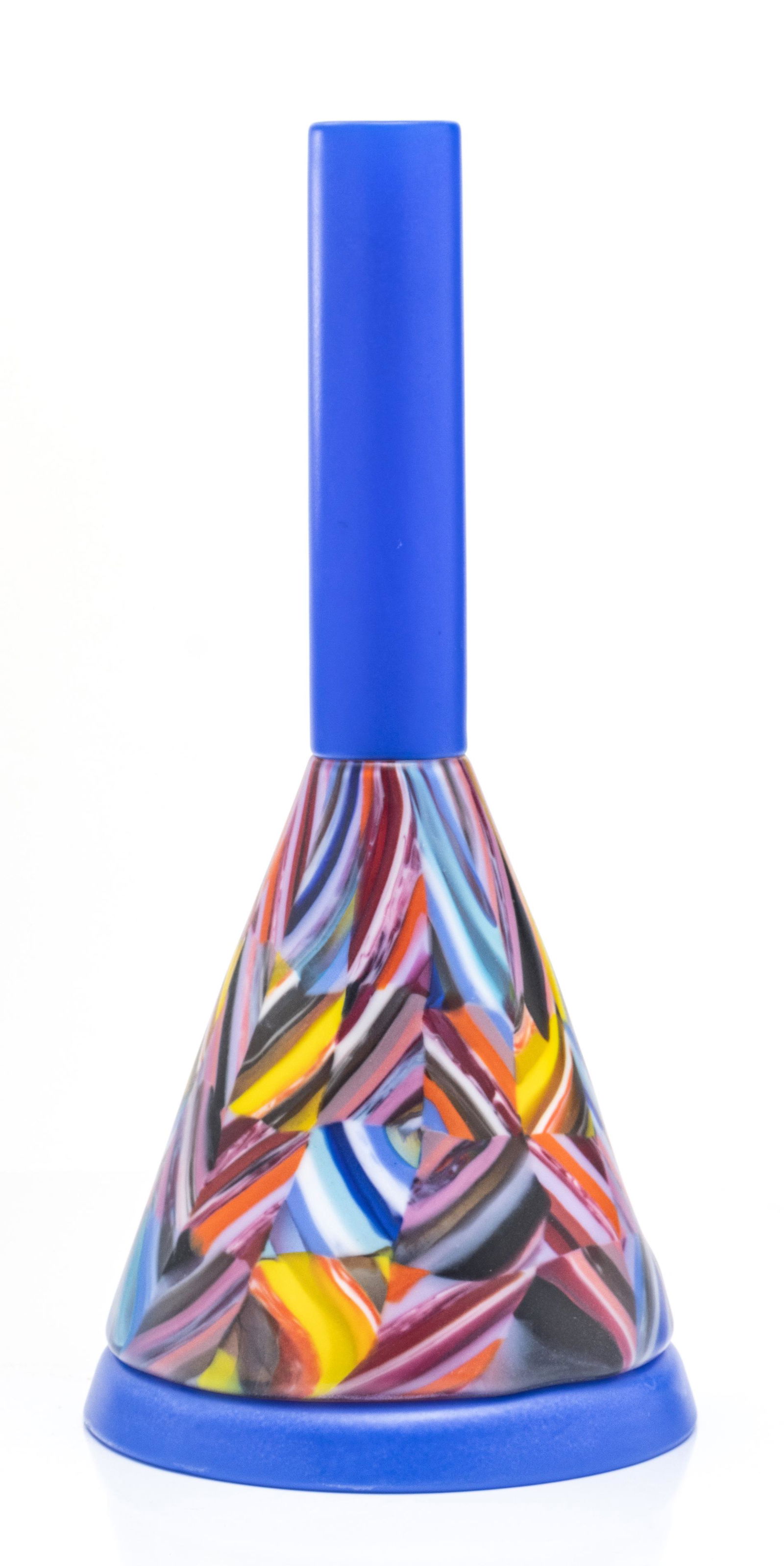 KLAUS MOJE (GERMAN 1936-2016) AND DANTE MARIONI (AMERICAN BORN 1964) ART GLASS VASE, DATED 1993, #21 (1 of 6)