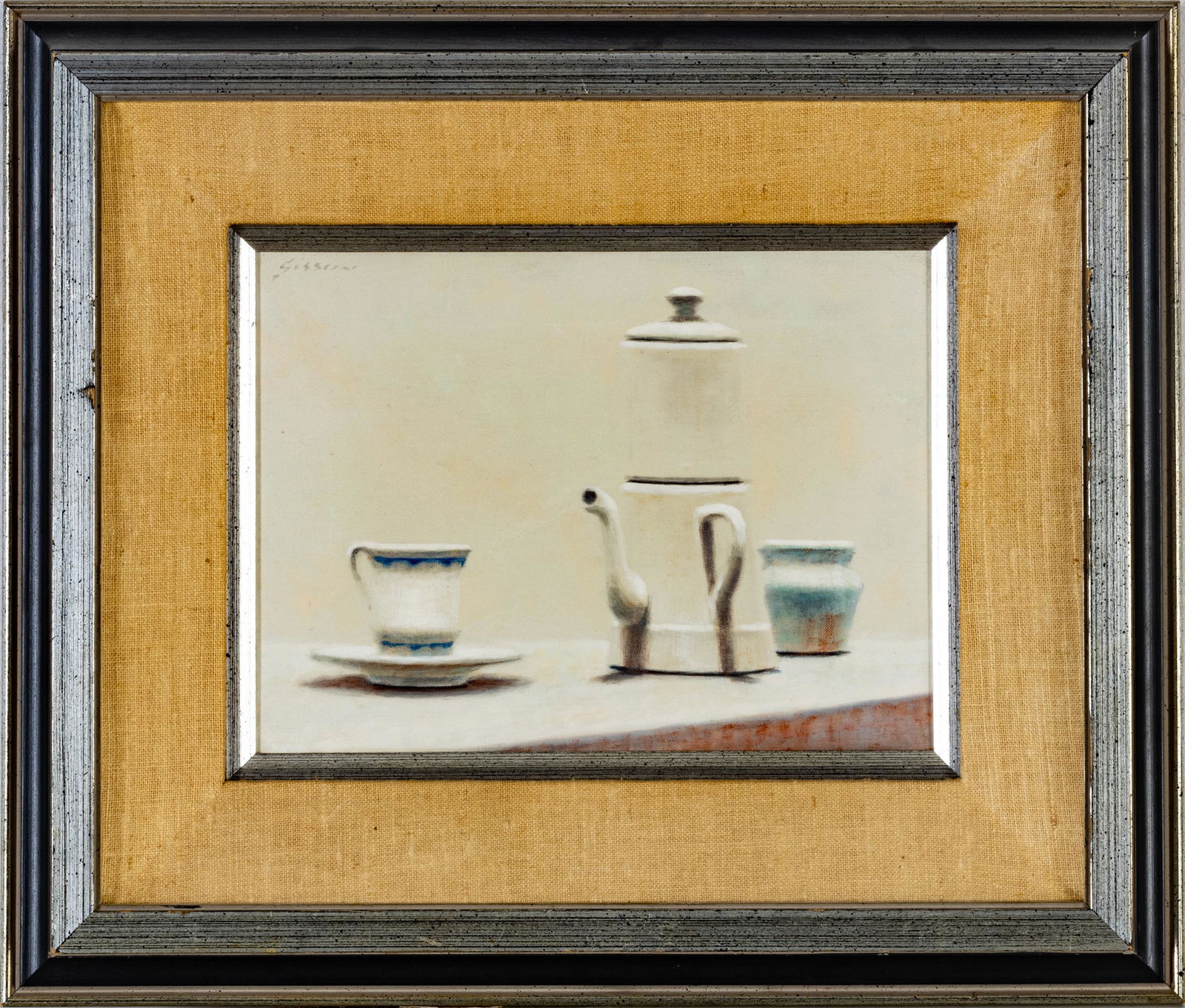ANDRE GISSON (AMERICAN 1921-2003) OIL ON CANVASA H 9" W 12" STILL LIFE (1 of 5)