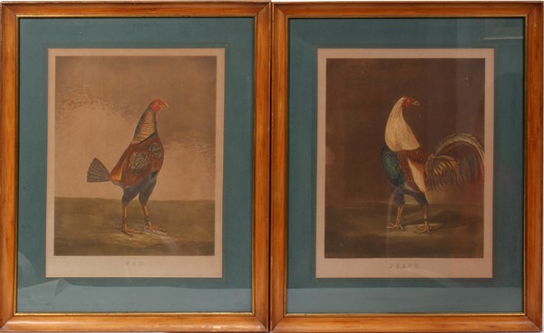 AFTER BENJAMIN MARSHALL ENGRAVINGS BY C. TURNER: AFTER BENJAMIN MARSHALL, ENGRAVINGS BY C. TURNER, PAIR 18" X 14", 'WAR' & 'PEACE':Both are engravings by C. Turner, done after paintings by Benjamin Marshall. Under glass, matted and framed. Each with