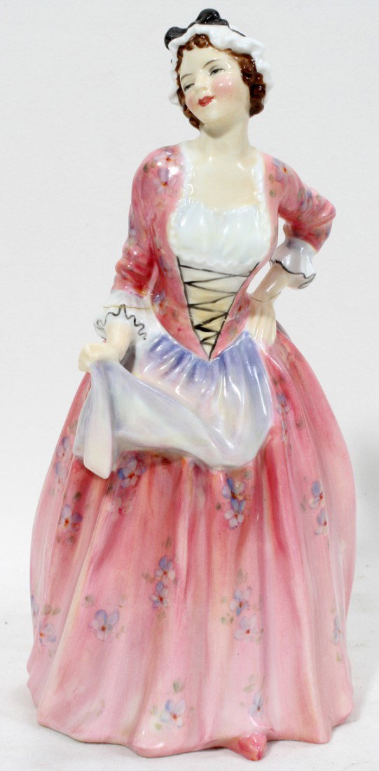 ROYAL DOULTON "MARY JANE", H 7 3/4", HN 1990: ROYAL DOULTON PORCELAIN FIGURINE, "MARY JANE", H 7 3/4", HN 1990: