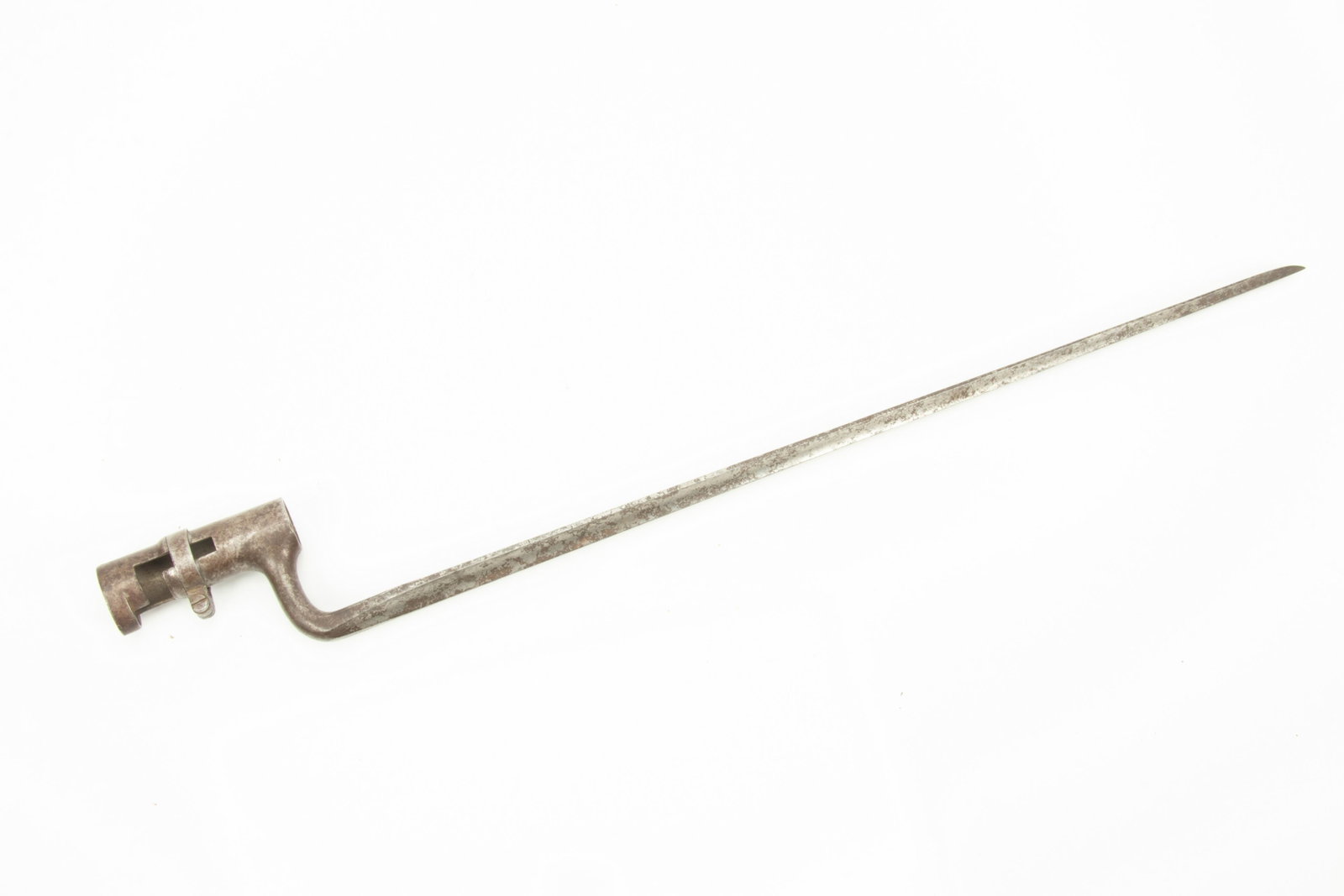 U.S. Model 1855 Socket Bayonet, L 21”: U.S. MODEL 1855 SOCKET BAYONET, L 21" Marked "U.S." at the flat of the blade. Locking ring is present.