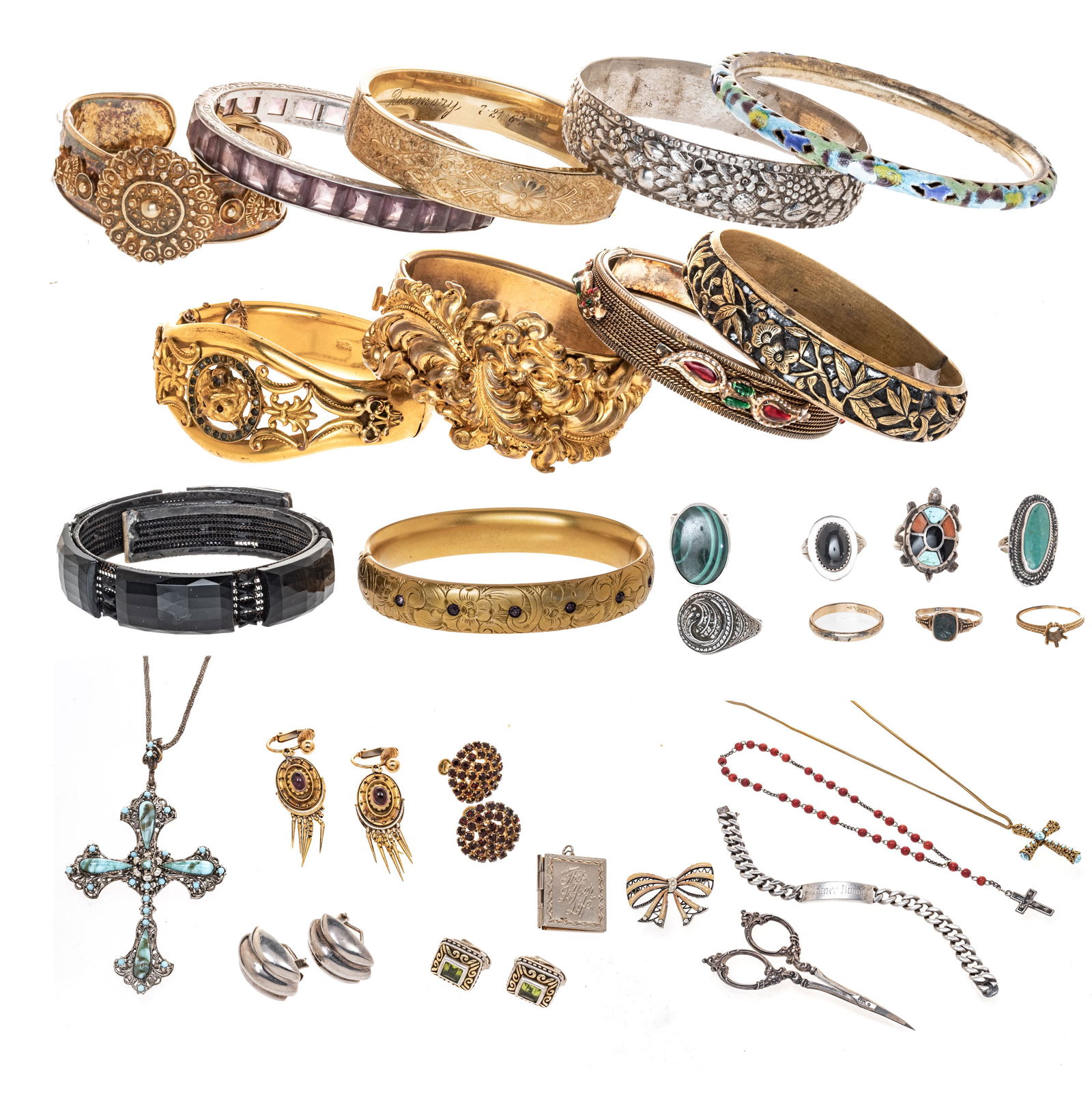 Designers Costume Jewelry 10 Bangle Bracelet’s Etc (1 of 5)