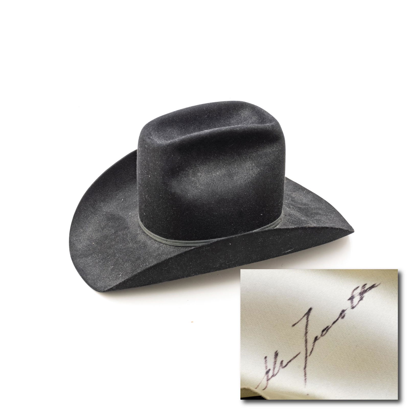 John Travolta, Signed Beaver Hat From “Urban Cowboy” (1 of 5)