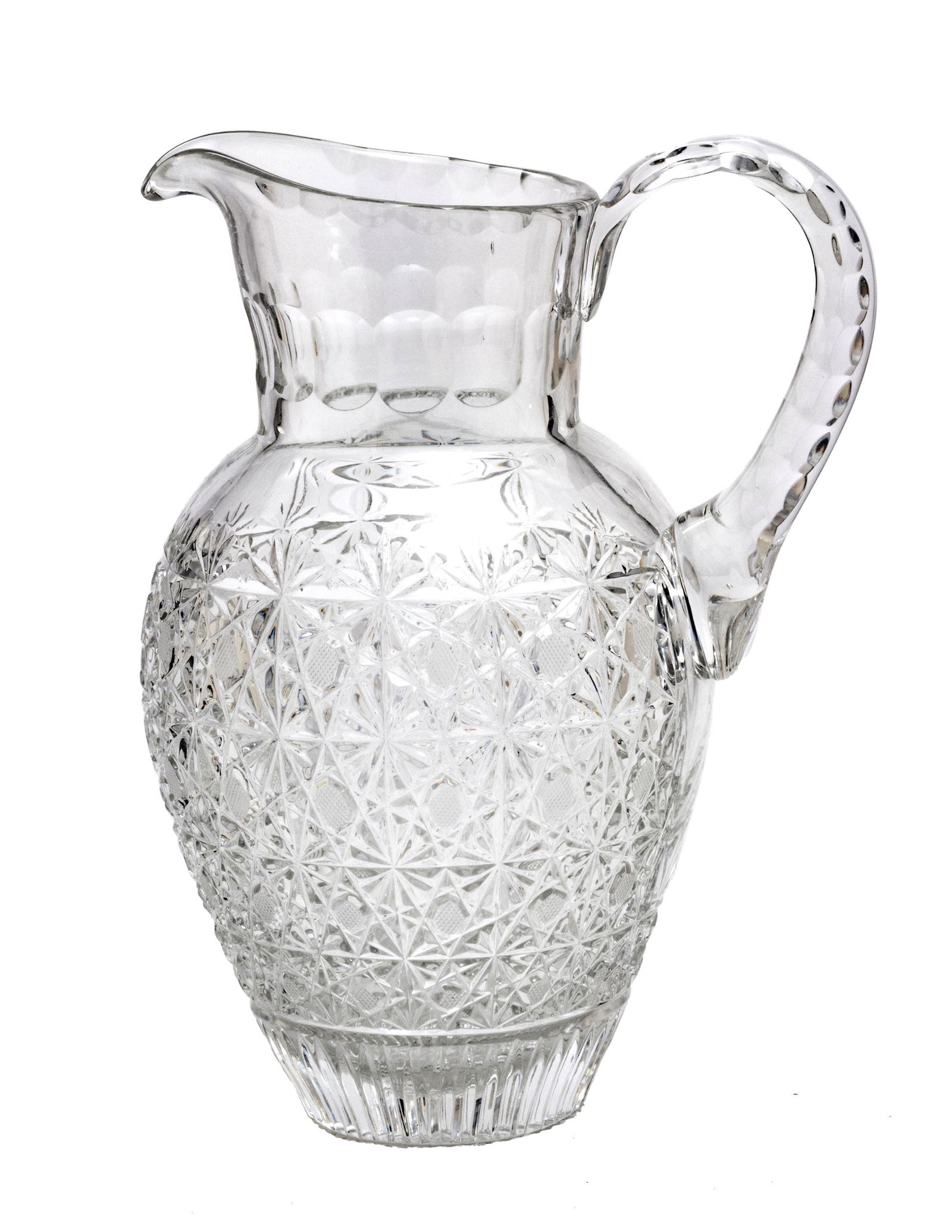 American Cut Crystal Pitcher, H 10.5” (1 of 2)