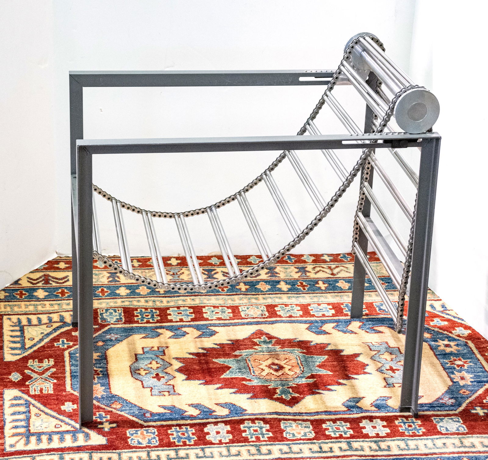 Paolo Pallucco (Italian, 1950) And Mireille Rivier,  Barba D'Argento Armchair  1986, H 28'' W 20.5'' (1 of 4)