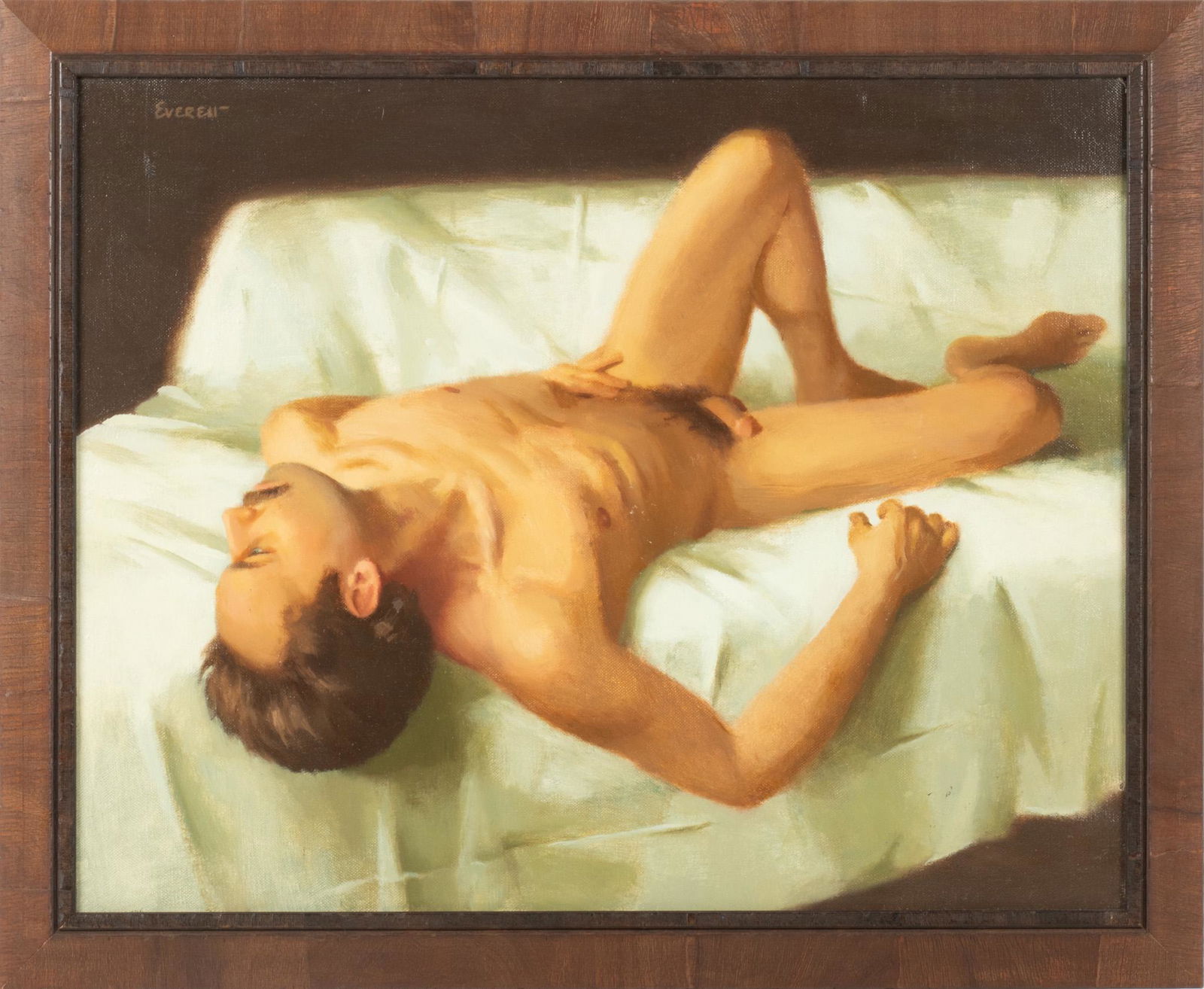 Len Gridley Everett (American, 1925-1984) Oil On Canvas  1975, H 23'' W 20'' (1 of 4)