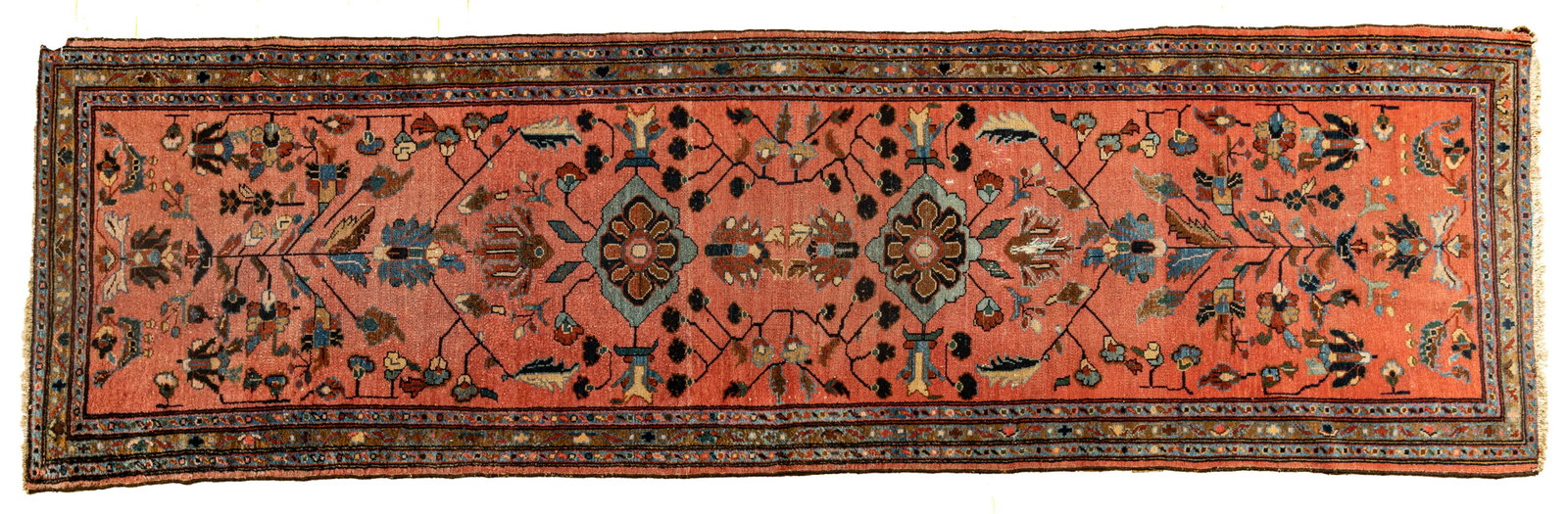 Handwoven Wool Runner, W 34.5", L 113": Handwoven Wool Runner, W 34.5", L 113" From A Home On Bluff Drive, Harbor Springs, Mich.