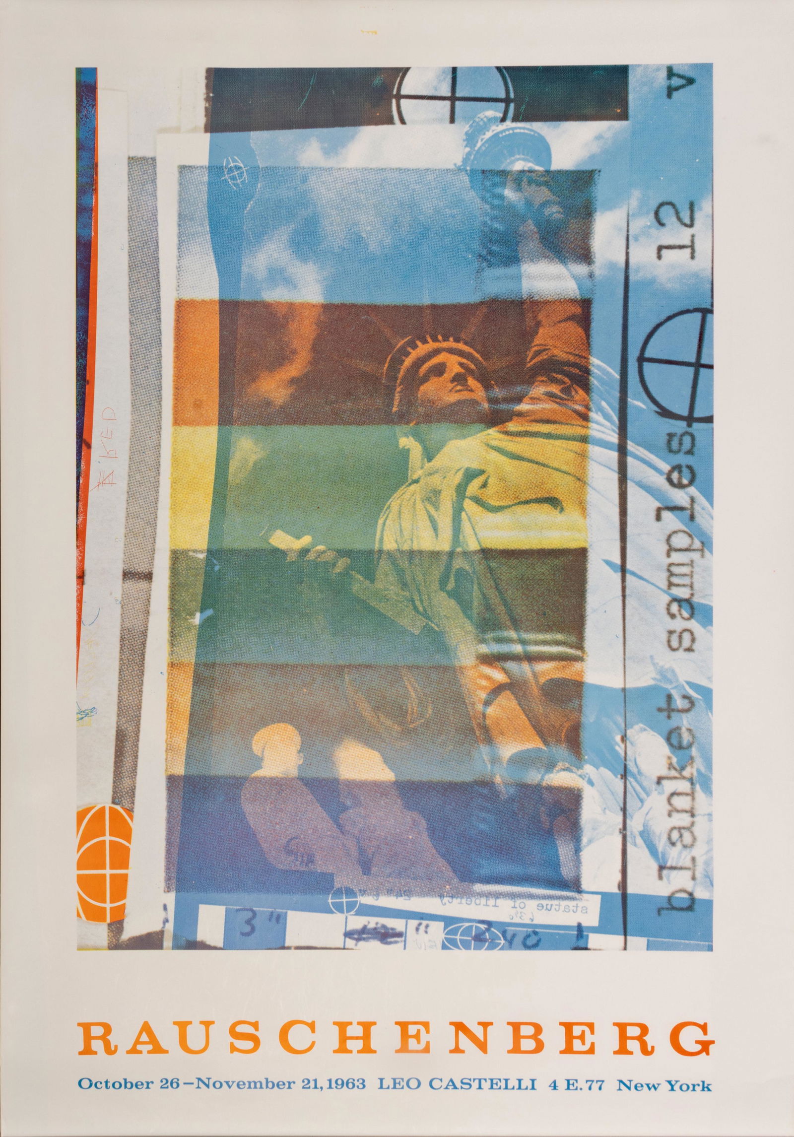 Robert Rauschenberg (American, 1925-2008) Poster, H 25'' (1 of 2)