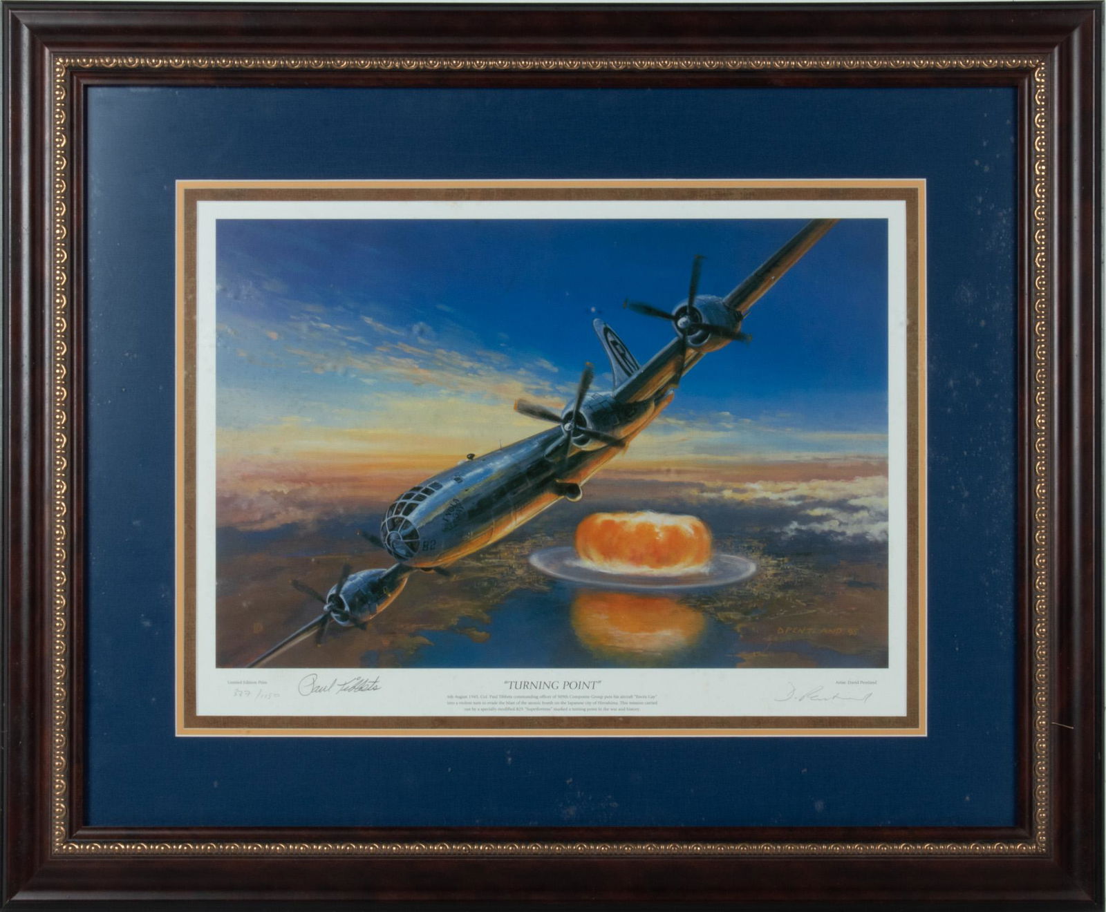 David Pentland, Lithograph On Paper, H 15", W 20.5", "Turning Point" (1 of 5)