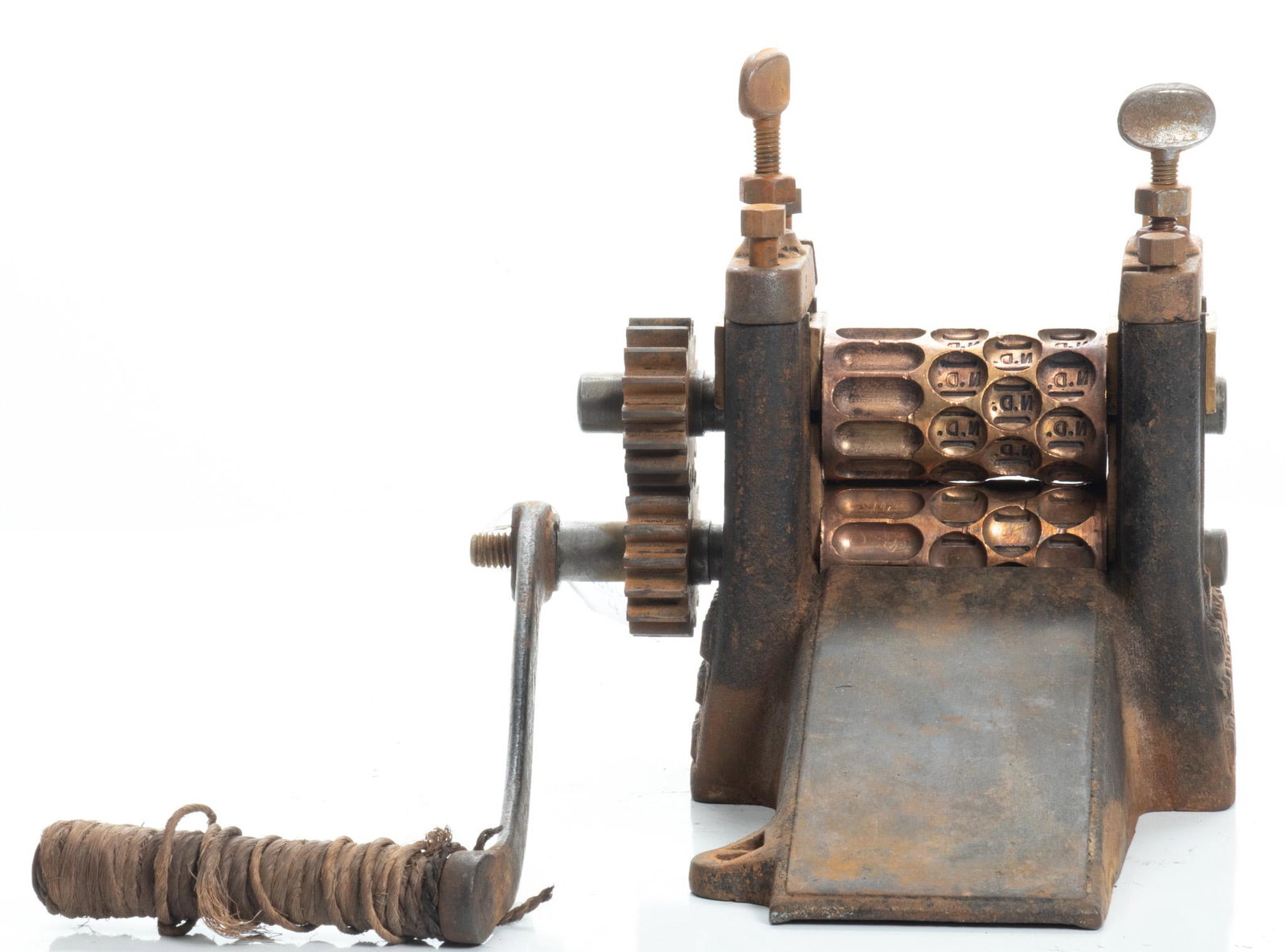 Antique Cast Iron Candy Press, H 9", W 13.5", D 10" (1 of 4)