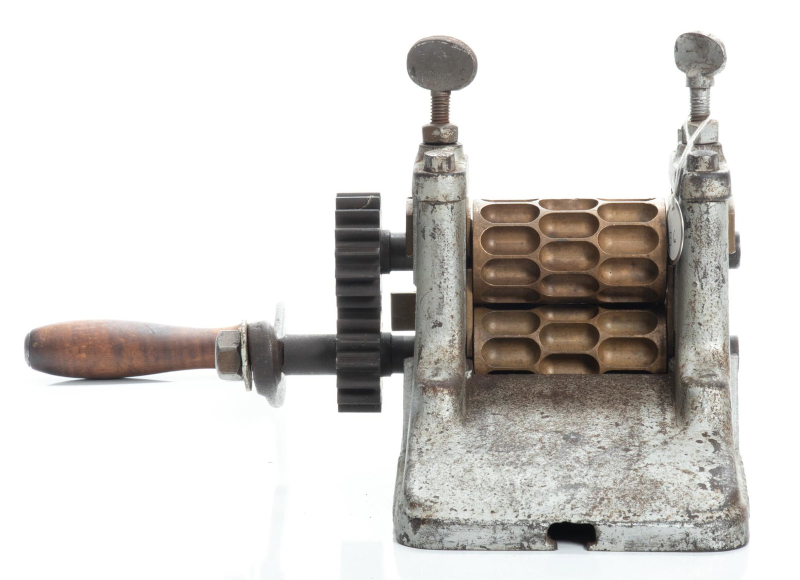 Thomas Mills & Bro. (Philadelphia) Cast Iron Drop Candy Press, H 8.5", W 10", D 8" (1 of 4)