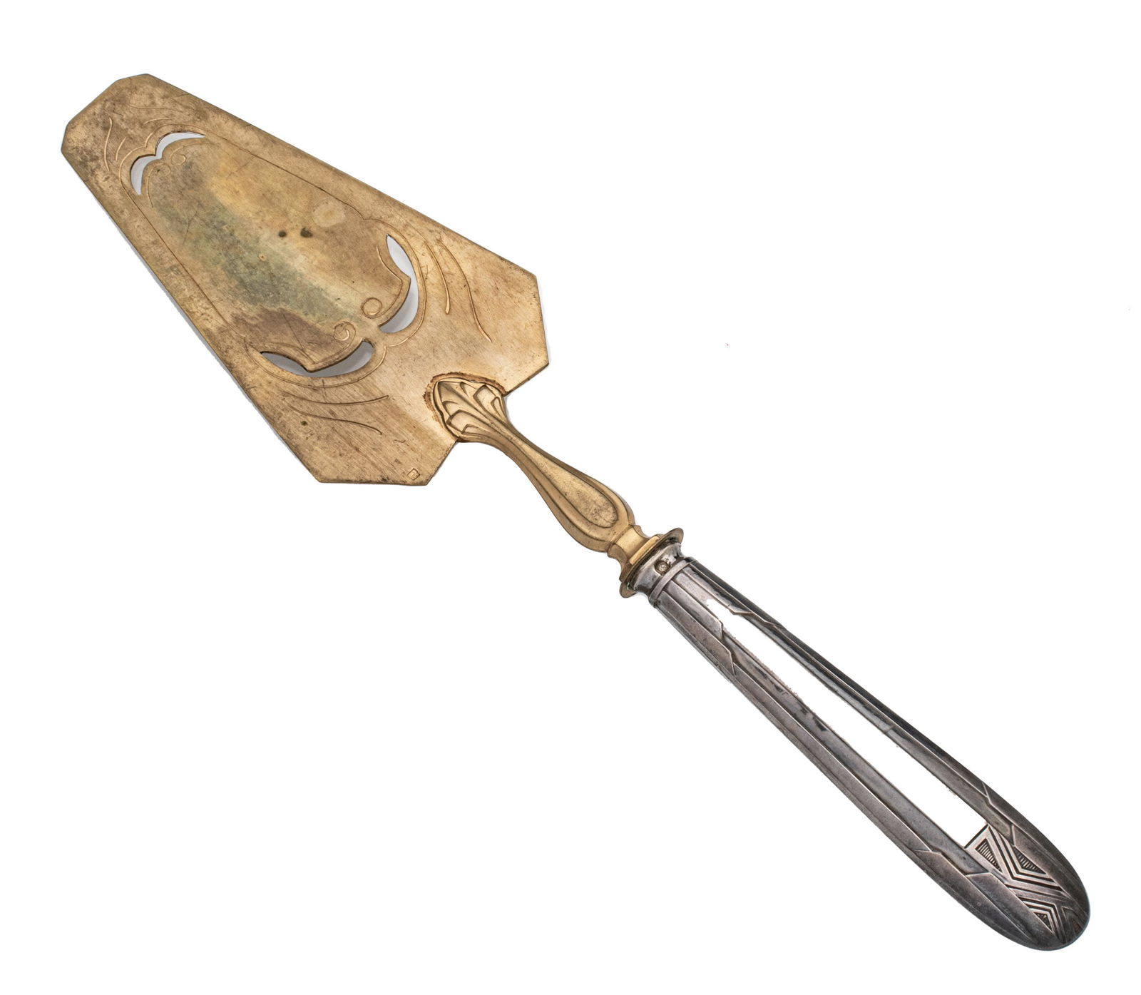 Austrian 800 Silver Pie Server 1900, L 11'' (1 of 3)