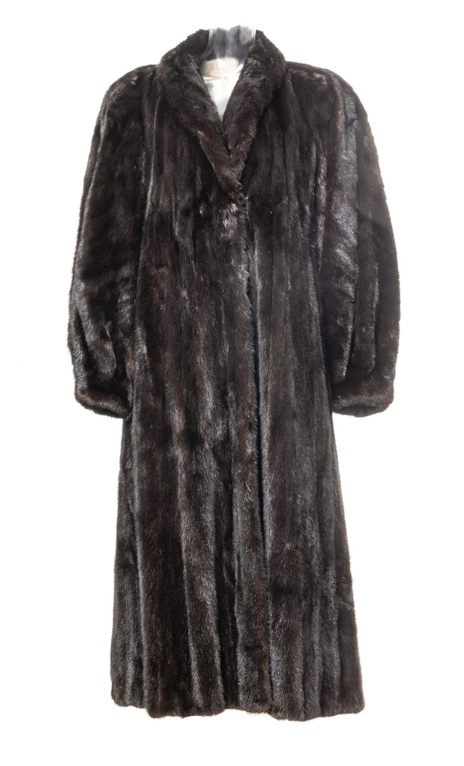 Park Place Furs, N.Y. Full Mink Coat, W 19'' L 51'' (1 of 4)