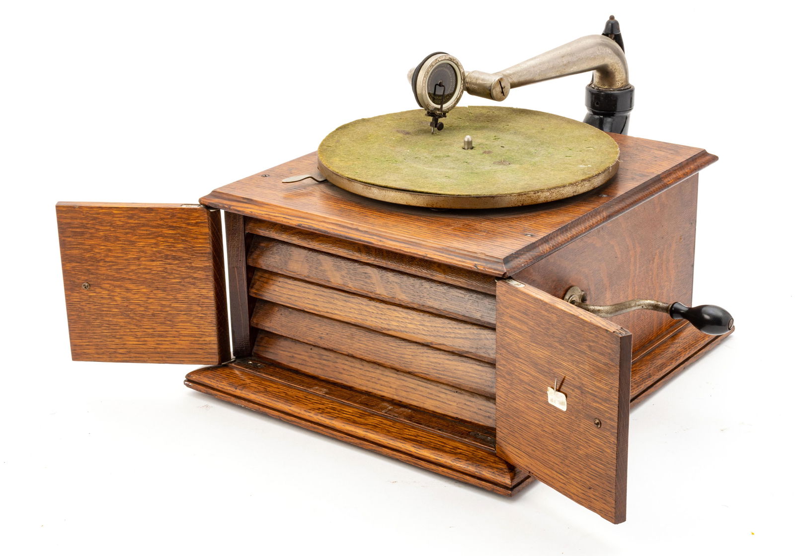 Victor Talking Machine Company  Model VV-IV Victrola,  Early 20th C., H 11'' W 13'' Depth 17'' (1 of 4)