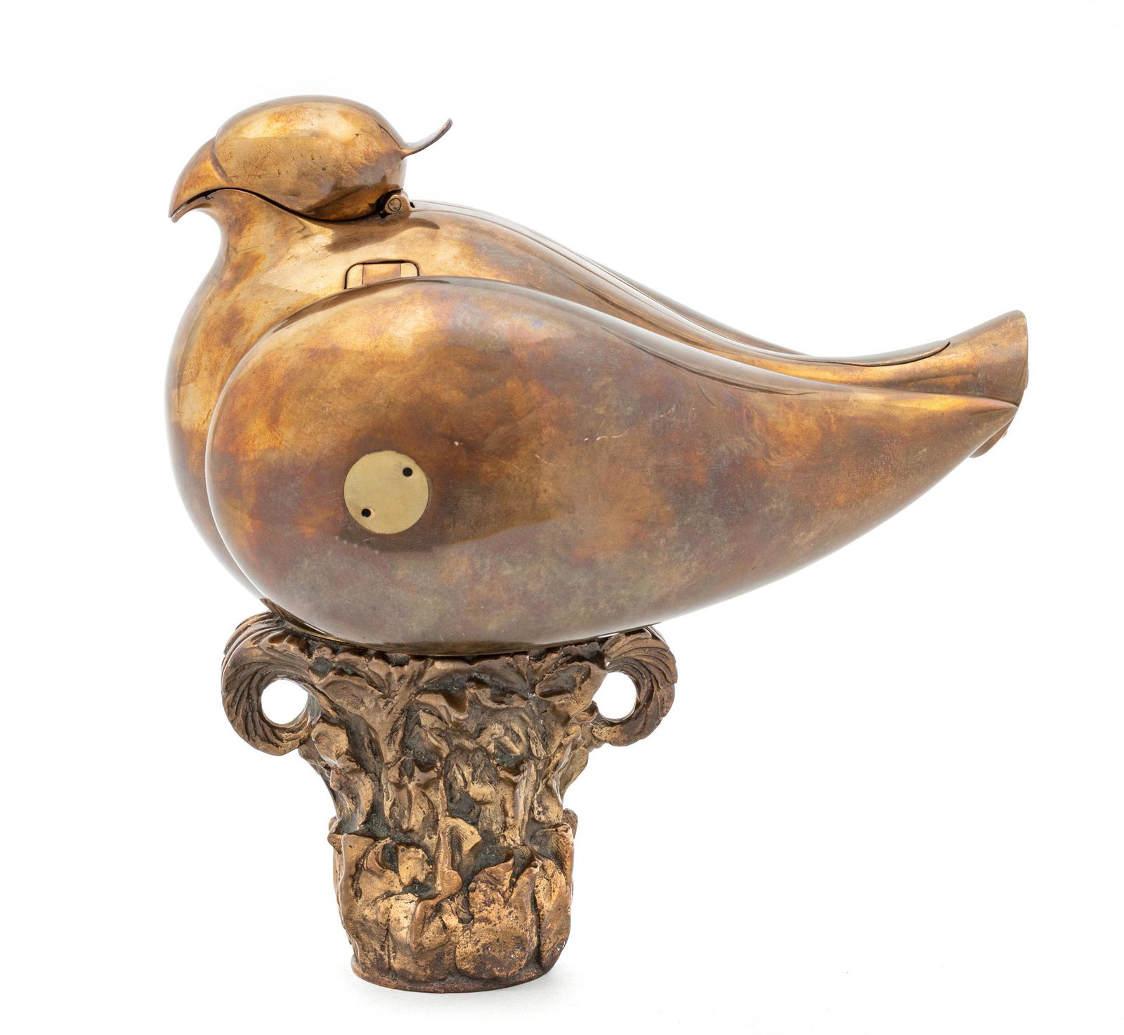 Miguel Berrocal (Spanish, 1933-2006) Bronze And Brass Sculpture Paloma Jet, H 8.5'' W 5.5'' L 8.5'' (1 of 17)