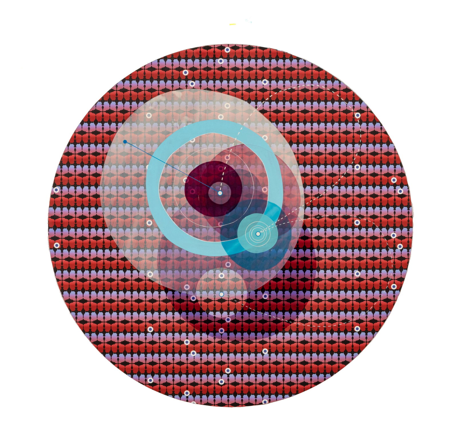 Anna Han, Mixed Media Installation Dia. 40'' (1 of 4)