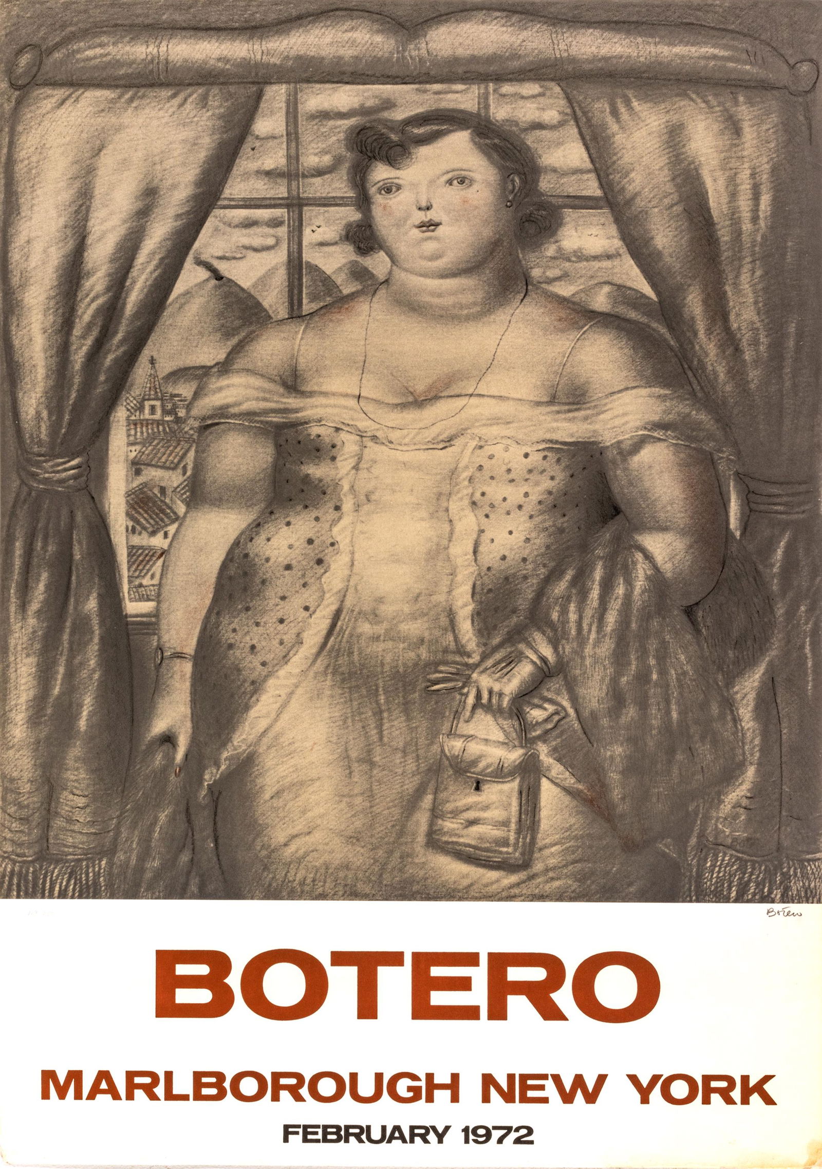 Fernando Botero (Columbian, 1932) Lithograph On Wove Paper, C. 1972, Marlborough, New York, H 35'' W (1 of 4)