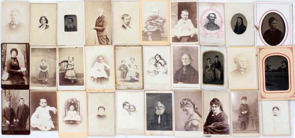 ANTIQUE AMERICAN PHOTOGRAPHS, OVER 270: ANTIQUE AMERICAN PHOTOGRAPHS, OVER 270:Mostly New York, Massachusetts, Michigan. Ex. Collection of James O. Keene.