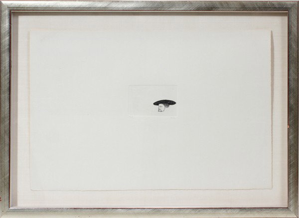 LEONARD BASKIN ETCHING, #9/200, 2 1/2" X 4": LEONARD BASKIN (1922-2000), ETCHING, #9/200, 2 1/2" X 4":Impression size portrait, 9/200; paper size is 12" x 19". Pencil signed.