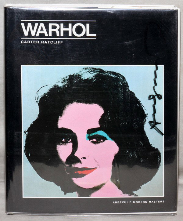 CARTER RATCLIFF, 'WARHOL', 1983, SIGNED: CARTER RATCLIFF, 'WARHOL', 1983, SIGNED:Signed by Warhol twice.